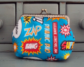Comic book purse, Superheroes purse