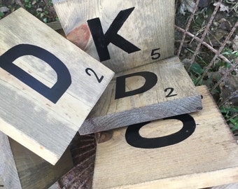 Large scrabble letters- scrabble letters-scrabble -wood scrabble letters
