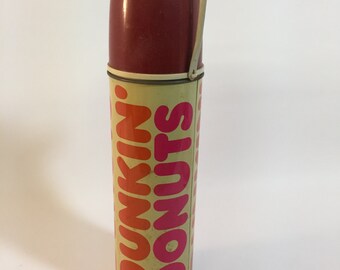 1970s Dunkin Donuts Coffee Thermos Norwich, CT