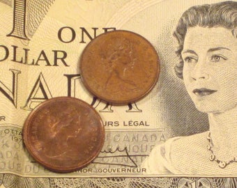 Vintage Canada Penny Coins (2)