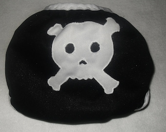 Skull butt diaper cover