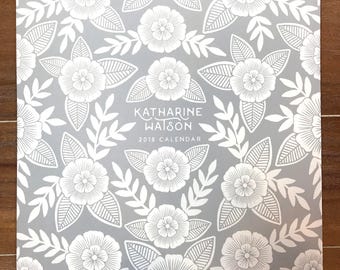 Katharine Watson 2018 Write-In Wall Calendar