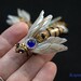 Jewelry Brooch jewelry Insect jewelry Bee brooch Beetle jewelry Statement jewelry Polymer clay jewelry