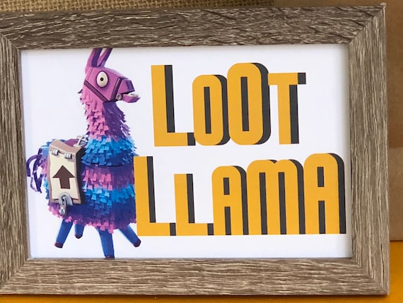 FORTNITE Party Loot Llama Fortnite favorsprintable