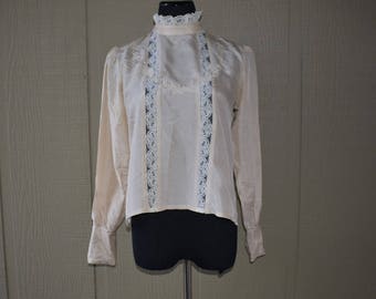 Vintage 1970's Contempo Casuals silk blouse