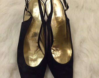 Ferragamo black pumps