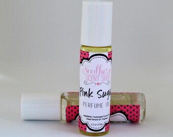 Pink Sugar - Roll On Perfume Oil - Pink Sugar Perfume - Handmade Perfume - Perfume Oil - Long Lasting Perfume - Sweet Perfume