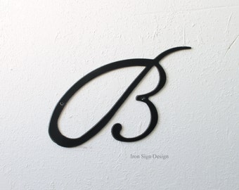 Medium Letter Blank - Monogram metal letters for your home, metal art wall hanging, metal sign, design your own sign with metal letters
