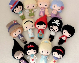 Fairy Tale Dolls pdf Patterns - You Choose Four