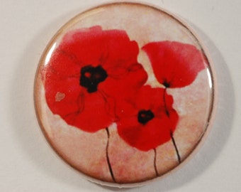 Decorative magnets/aimant COQUELICOT