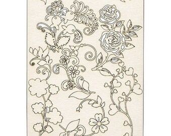 Chipboard scrapbooking FLOWERS