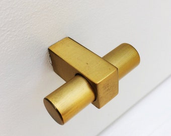 Brass Cabinet Knob."Paris" Brass Drawer Pull. Drawer Knob. Cabinet Pull