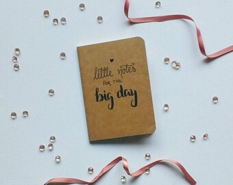 Notebook- Wedding journal- Bride Journal- Book