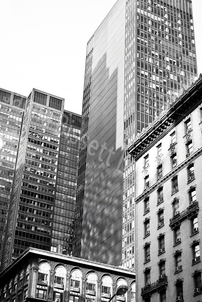 New York City Fine Art Urban Photograph on Metallic Paper