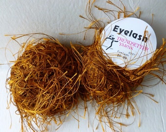 Sale Apricot 227 Eyelash by Trendsetter Yarns