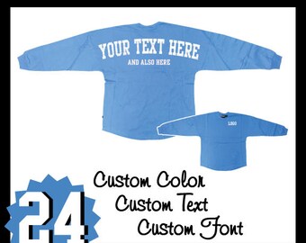 Pennant Custom Pom Pom Shirt / Personalized Billboard Jersey / Spirit Wear / Jersey / Gifts For Her