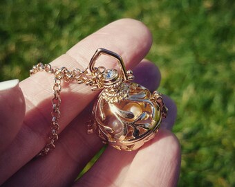 Pick a Pearl Cage Necklace, Pick a Pearl Disney, Epcot Japan, Hawaii, Vegas, Pearl Cage Necklace, Gold Pearl Cage Locket, Pearl Cage Locket