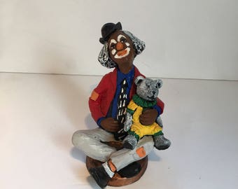 Vintage Clown Signed #7030 Or 7039 ?