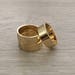 Gold Ring, Wide Ring, Gold Band, Solitaire Ring, Stack Ring, 6mm, 2 pcs