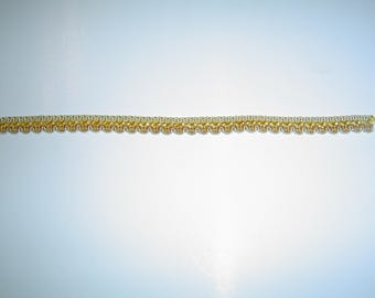 Stripe 2 tone white gold wide 1 cm