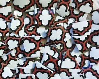 Mosaic Tiles--Quatrefoil - 50 tiles
