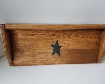 Primitive Toilet Tank Commode Board Tray