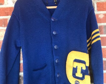 Vintage Letter Sweater