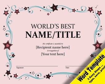 edit a template in word