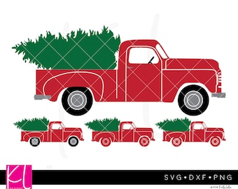Little Red Truck svg, Old Truck svg, Vintage Truck svg, Christmas Truck svg, Fall Truck svg, Truck svg files, Christmas svg