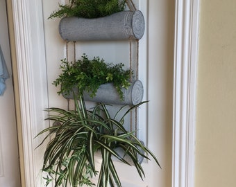 Metal Canister Door Hanger, Wall Hanger