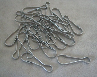 25 Pcs, 1.5 inch. Lanyard Clip Holder, Lanyard Snap Clip Hooks Metal Lanyard Holder, Nickel Plated.