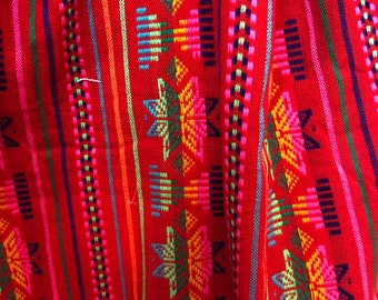 Mexican Fabric in Red Color ***Summer Sale***