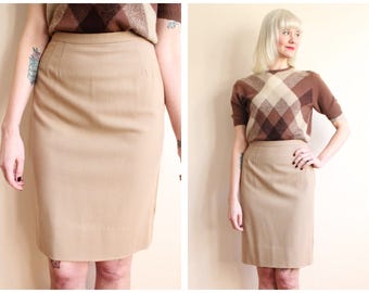1960s Skirt // Jantzen Wool Skirt // vintage 60s skirt