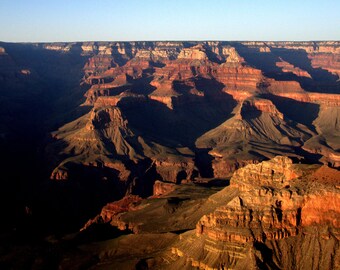 Grand Canyon sunset Yavapai Point Wrapped canvas 32"w x 16"h