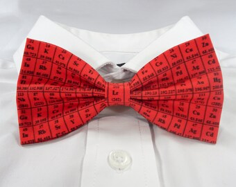 Periodic Table Bow Tie, Elements Bow Tie, Science Bow Tie