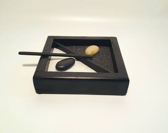 Mini Zen Garden, Zen Garden, Rock Garden, Sand Garden, Japanese Rock Garden, Meditation Garden, Garden, Desktop Zen Garden, Zen Garden Kit
