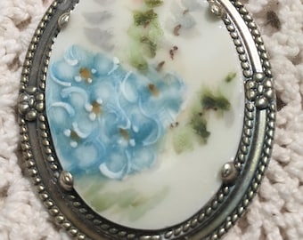 Broken China Pendant Sterling Silver