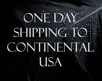 One Day Shipping to Continental USA Addresses