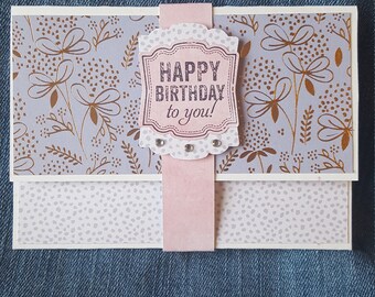 Feminine Birthday Gift Card Holder