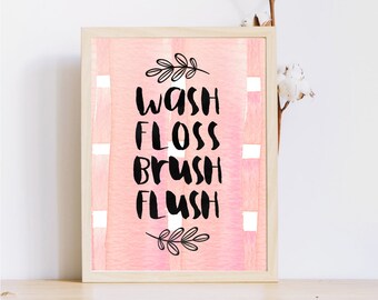 Bathroom printable | Etsy