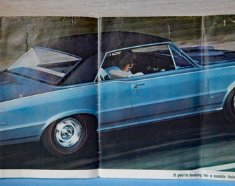 Vintage 1965 Pontiac Dealer Booklet Featuring the New Pontiacs for that Year - GTO and the 2+2