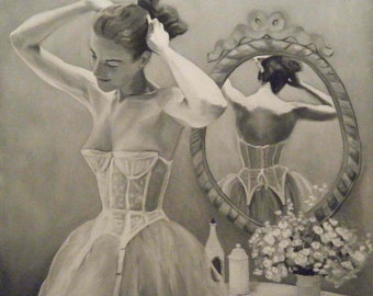 Vintage Vanity - Study in Black and White