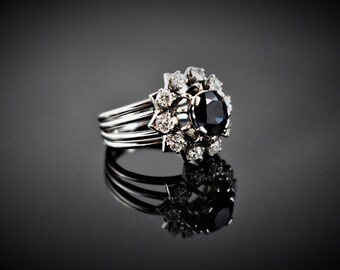 Diamond Gem Antique Ring