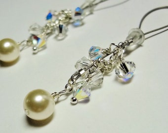 Pearl Nipple Rings, Non Piercing Nipple, Non Piercing Pearl Nipple, Nipple Clamps, Sexy Nipple Jewelry