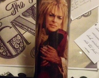 Jareth Goblin King Labyrinth David Bowie Prayer Candle