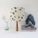 Bumble bee natural lampshade