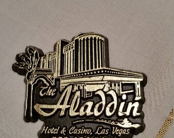 Aladdin Hotel & Casino Vintage Magnet