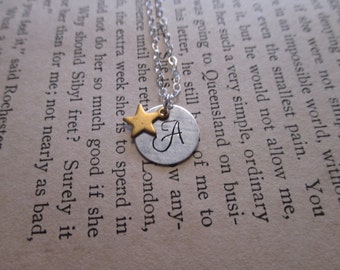 The Alma Necklace - Sterling Silver Custom Initial Necklace