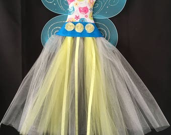 Tutu Hair Bow Holder Little Birds