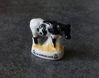 Ceramic - Bordeaux cow collection bean